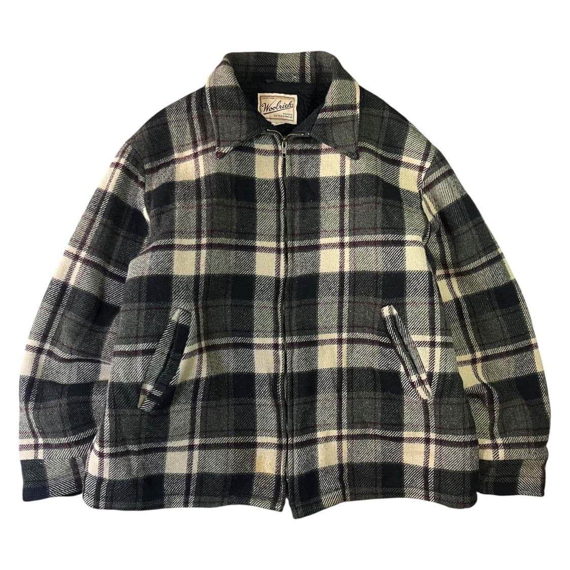 울리치 체크 울 블루종 자켓 상품이미지1