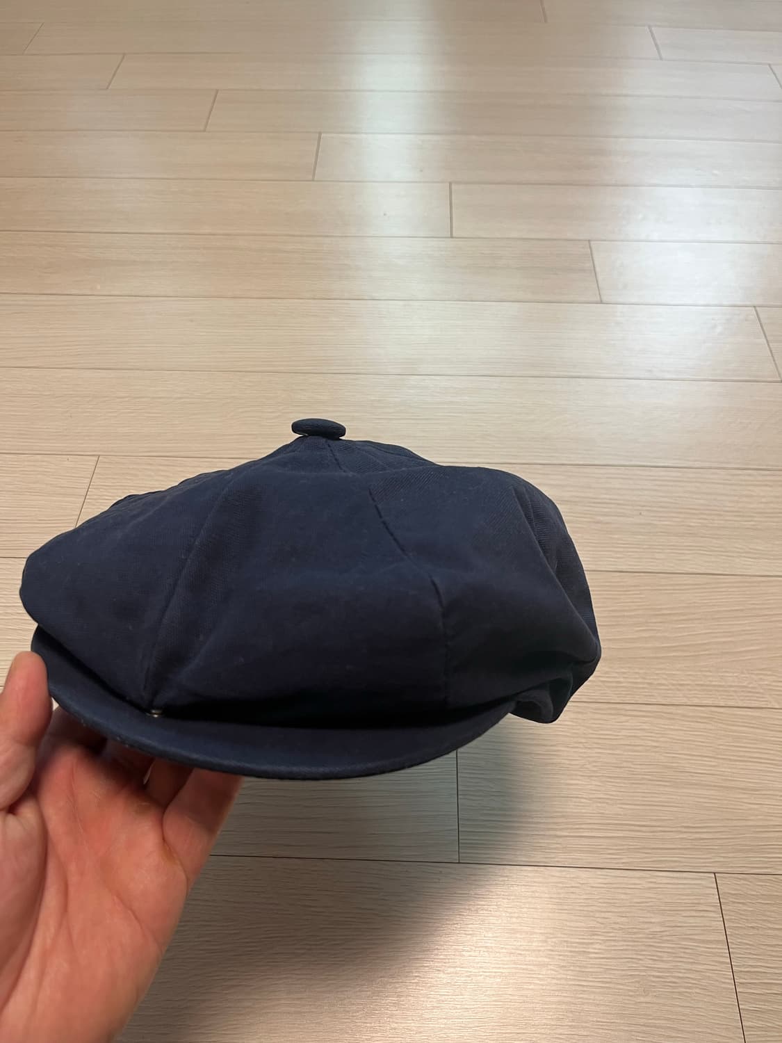 뉴욕햇 라지 코튼 팔각모(빵모자)네이비 상품이미지1