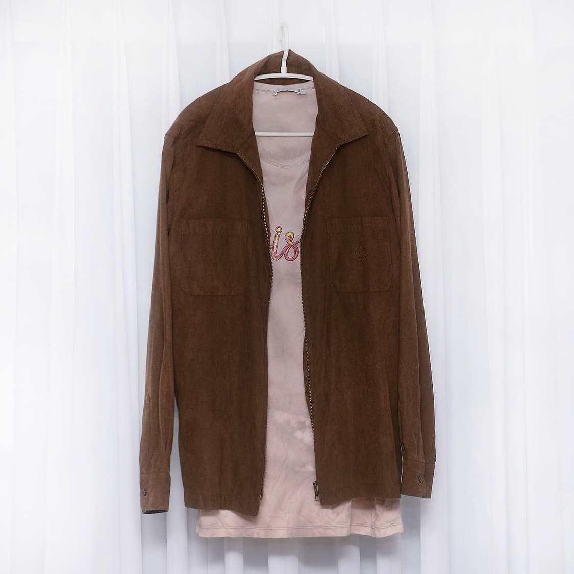 MCM 오리지널 벨벳 스웨이드 집업 셔츠 자켓 (95-100) 상품이미지1