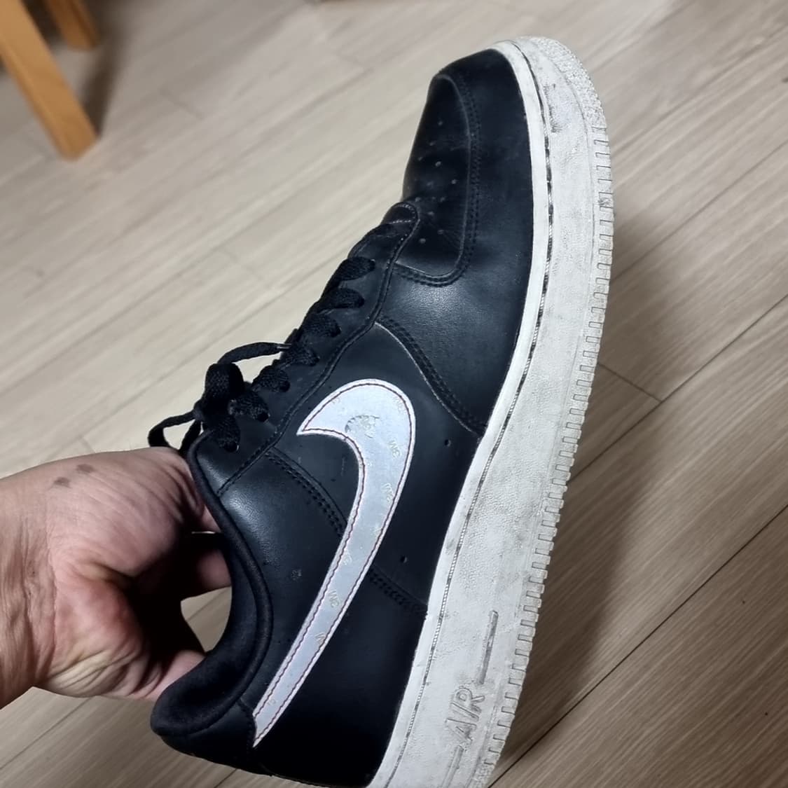 나이키 3M 에어포스 블랙 운동화(275) 상품이미지1