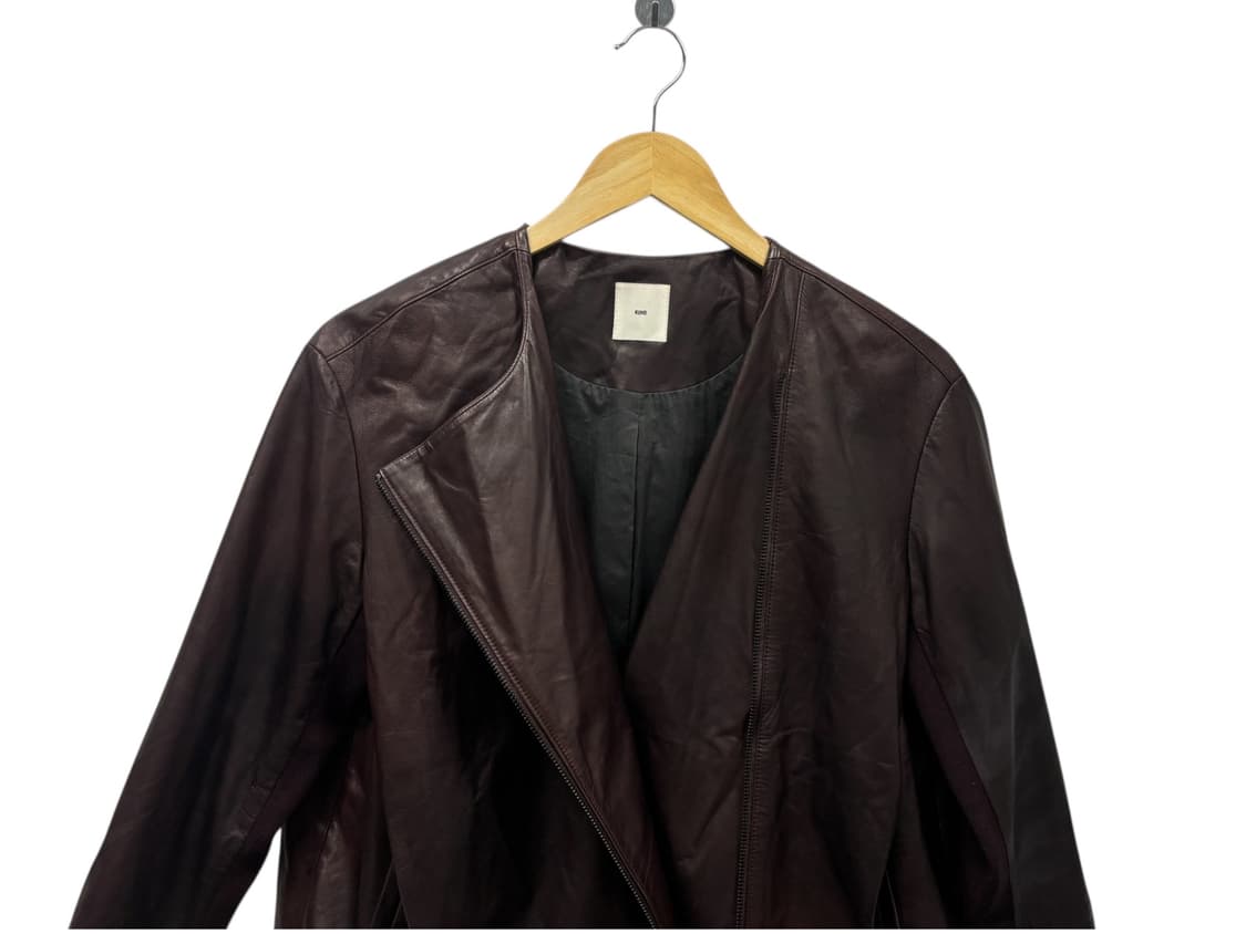 구호 KUHO 브라운 양가죽 자켓 S-M 상품이미지3