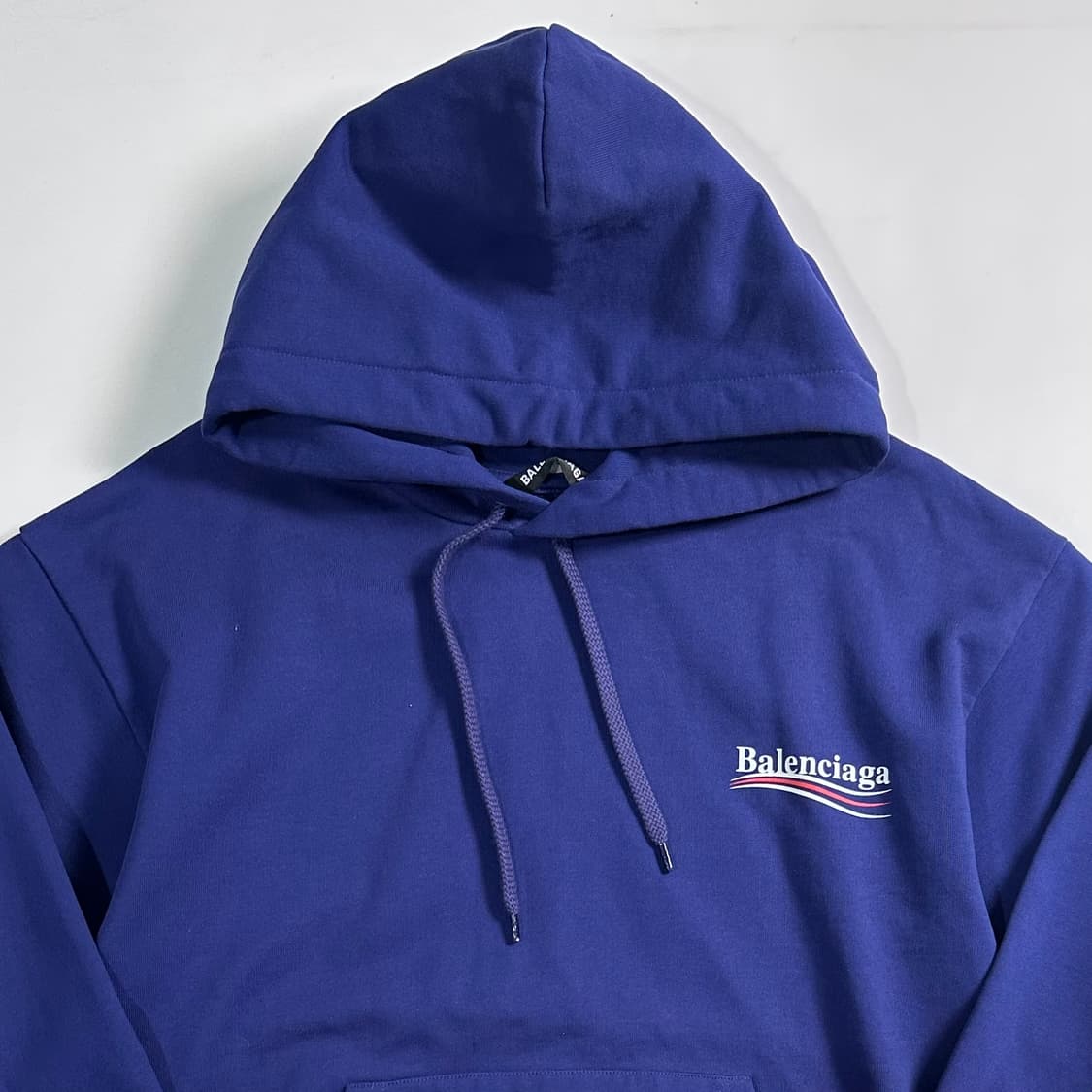 발렌시아가 웨이브 로고 후드티 상품이미지2