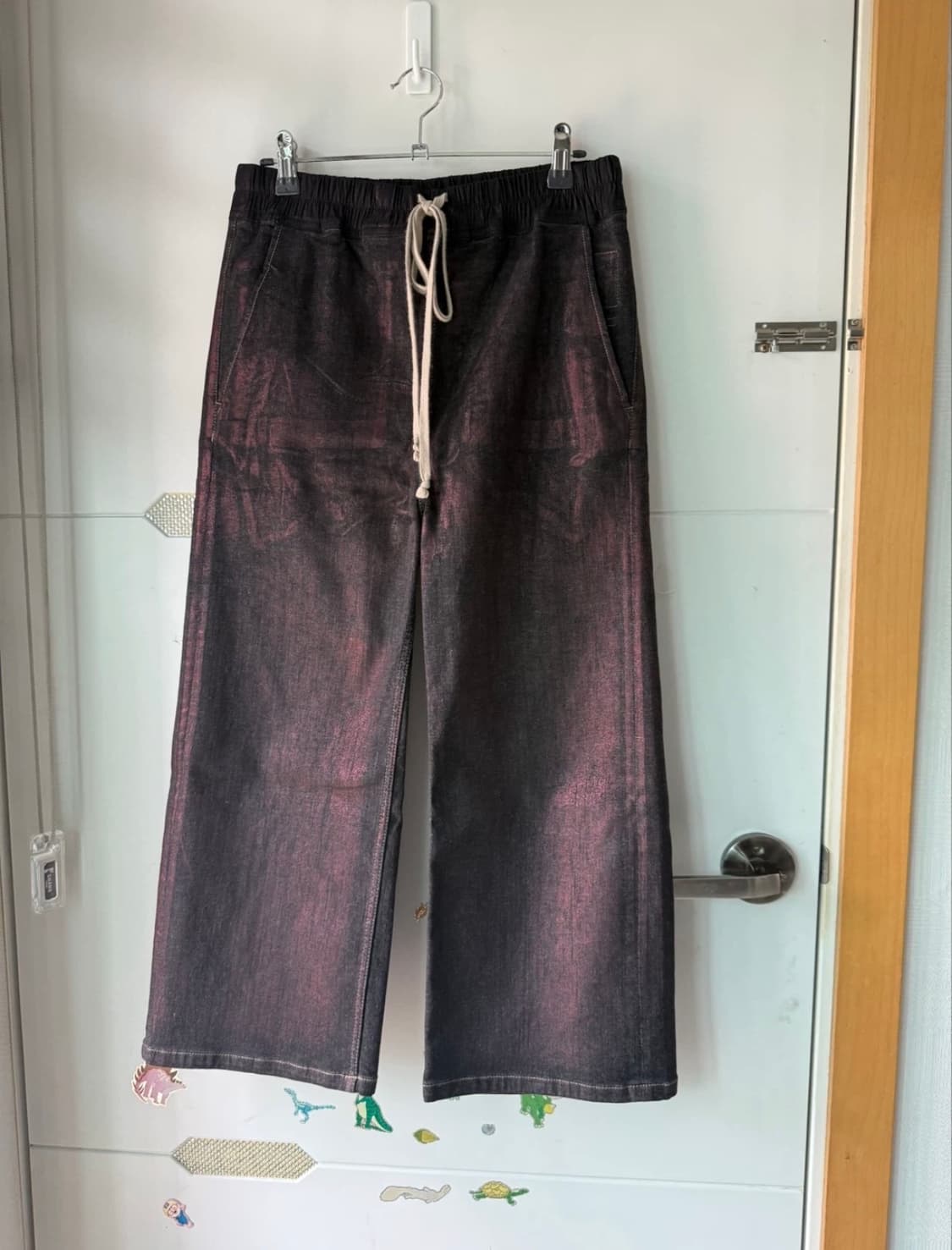 릭오웬스 다크쉐도우 크롭 와이드 데님 팬츠 상품이미지2