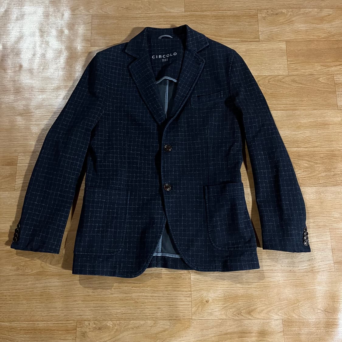 [95] 치르콜로 체크 스판자켓 상품이미지1