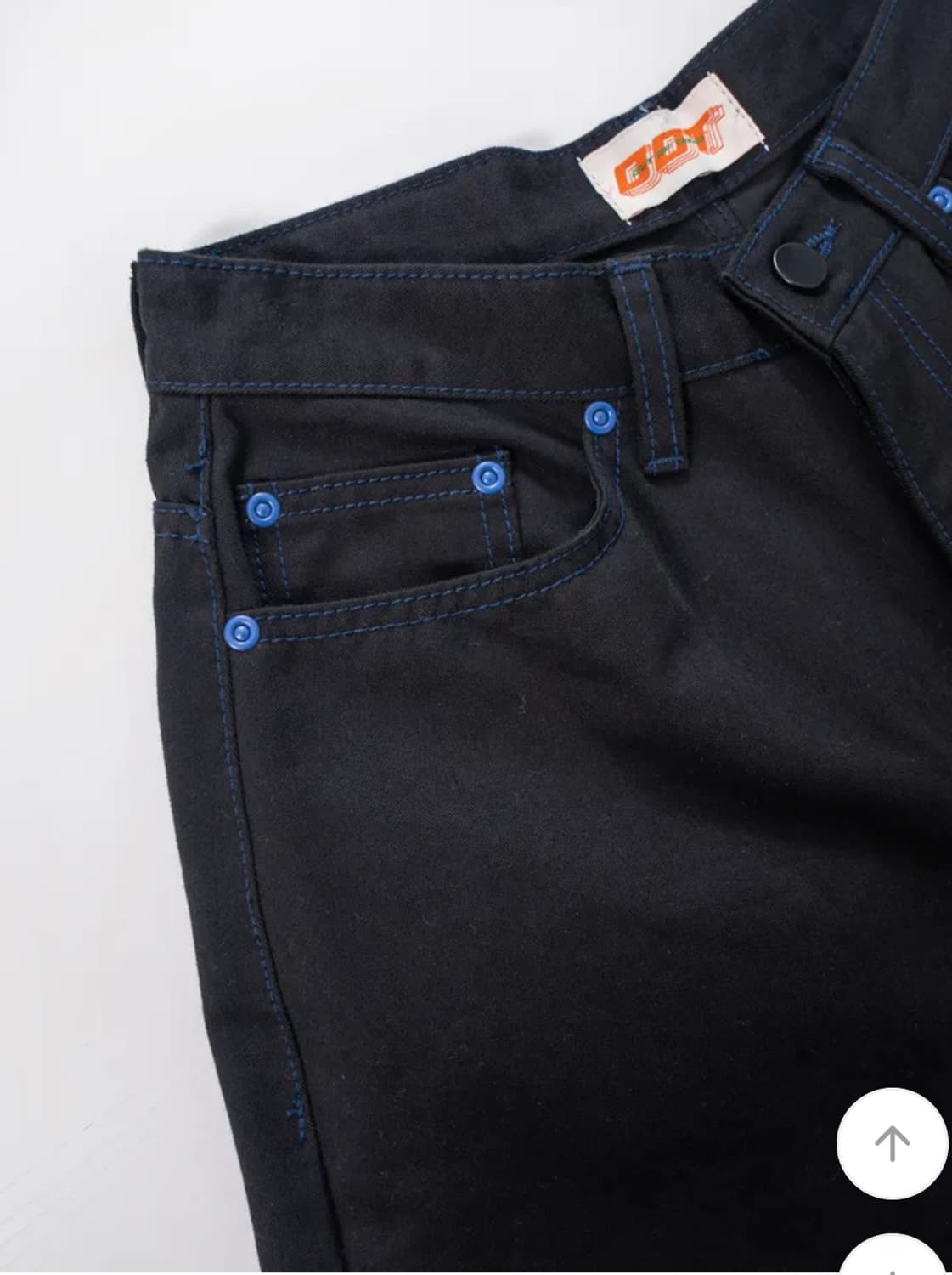 OOTJ 바스 스미레 블루 스티치 파라슈트 코튼팬츠 상품이미지8