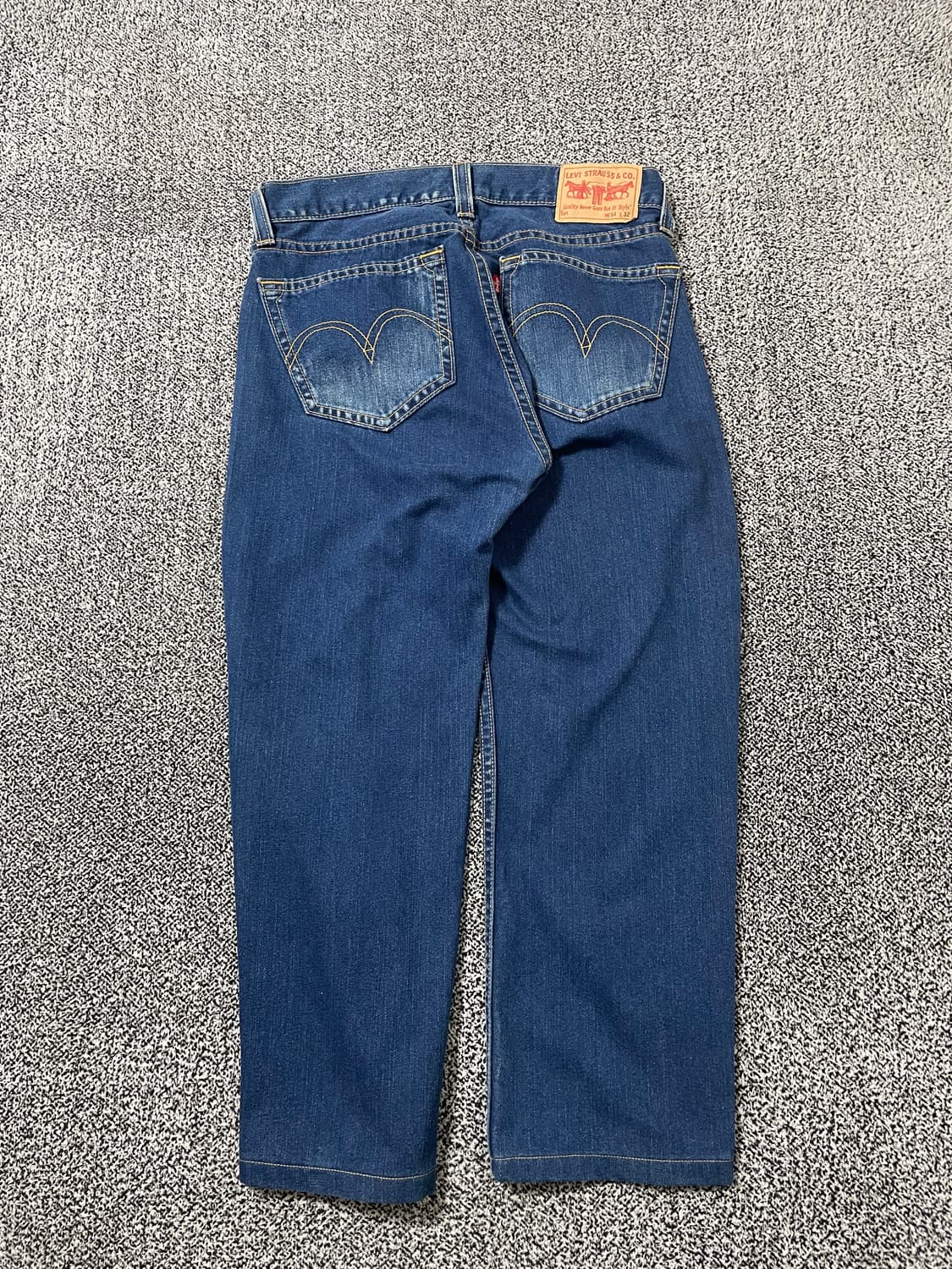 빈티지9. 리바이스 리얼 루즈 타입1 청바지 데님팬츠 중청 상품이미지5