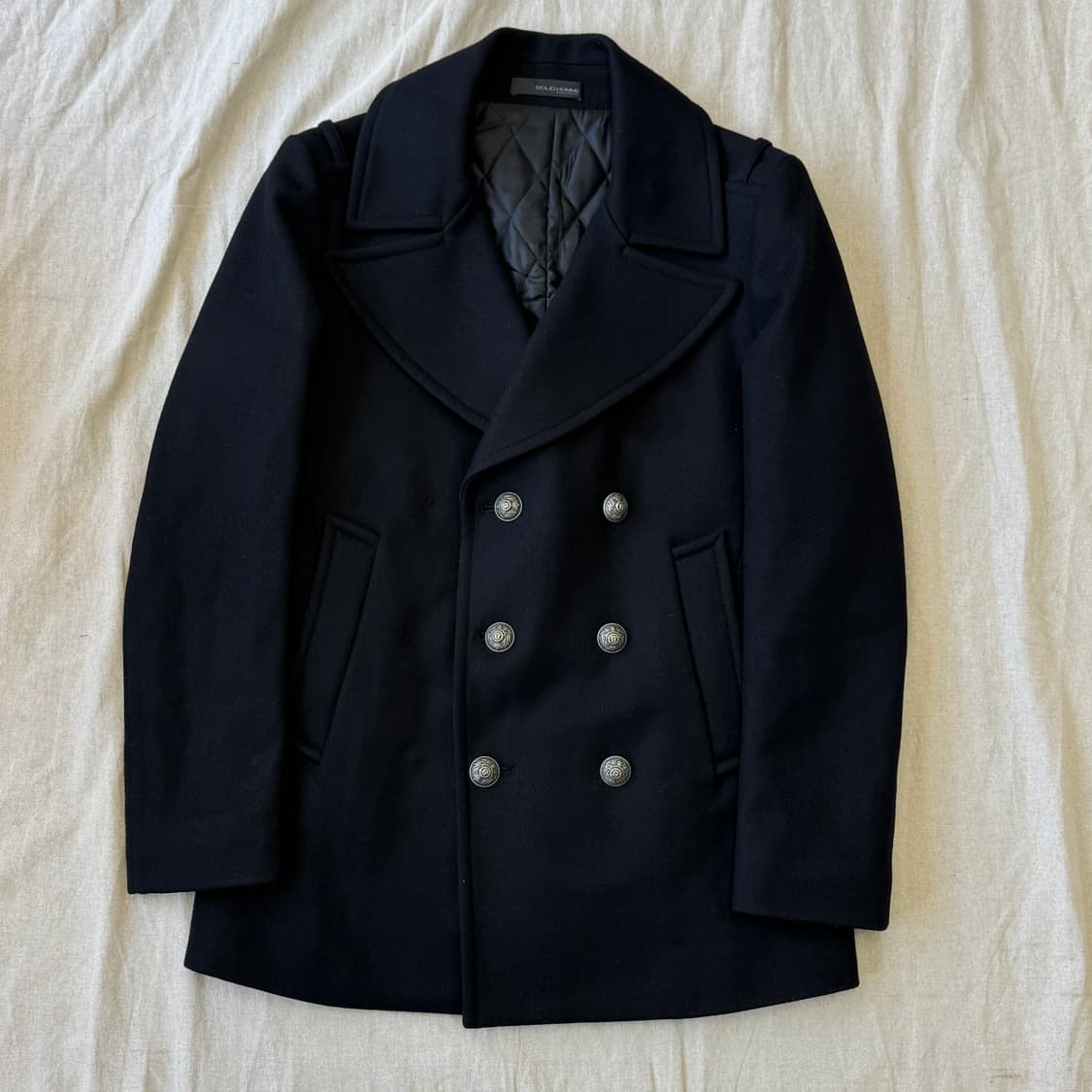 솔리드옴므 나폴레옹 캐시미어 피코트 48 상품이미지1