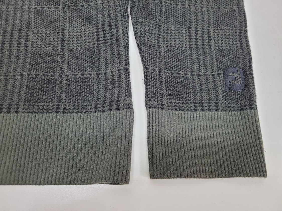 FOOTJOY 20FW 풋조이 라운드넥 체크 니트 / 남 XL (105) 상품이미지6