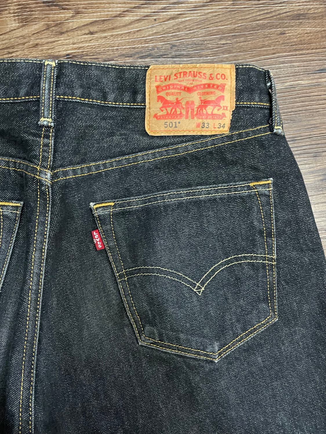 리바이스 501 흑청팬츠 상품이미지1