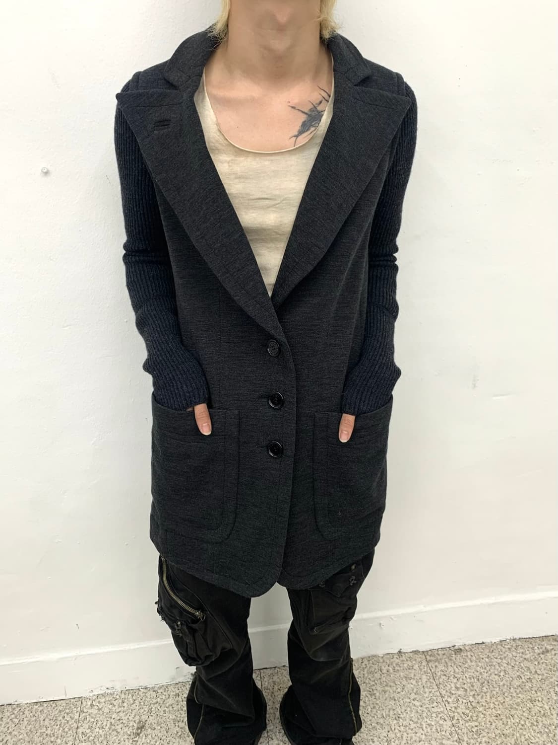 Sonia rykiel knit sleeve coat  상품이미지2