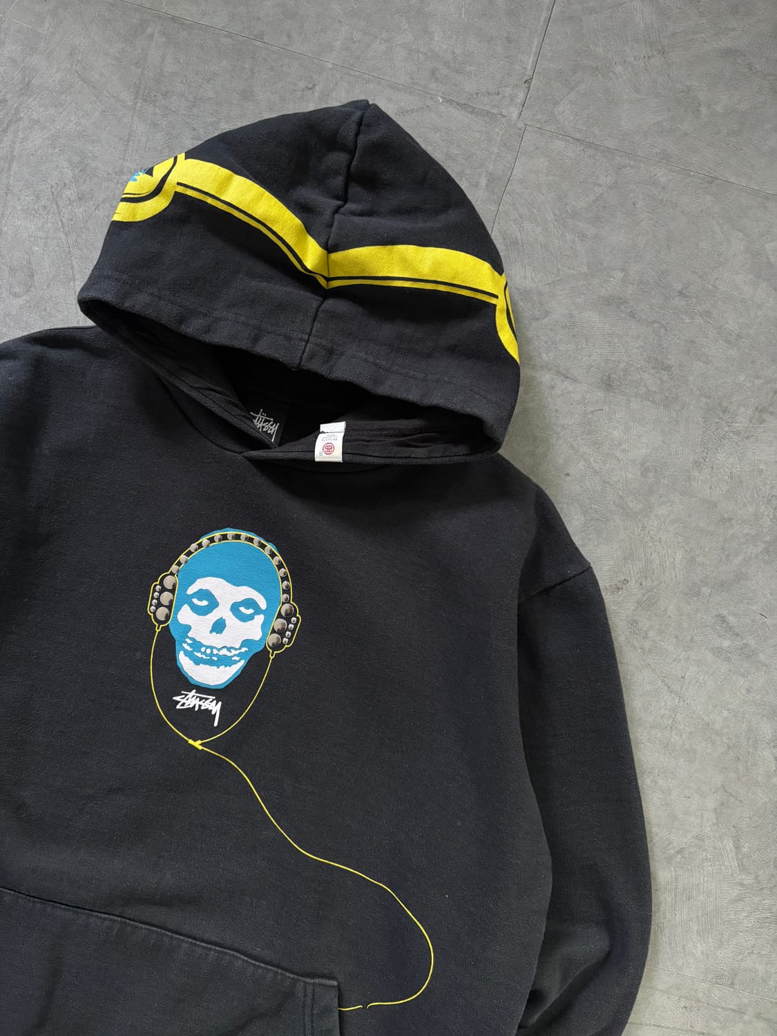 Stussy 스투시 x 미스핏츠 스컬 헤드폰 후드티 상품이미지3