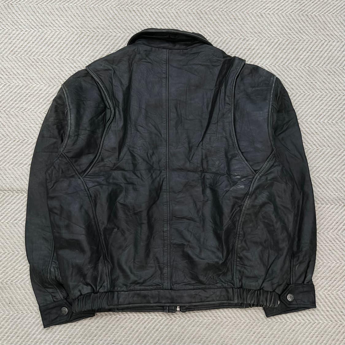 투데이즈맨 리얼 레더 봄버자켓 r2877 상품이미지2