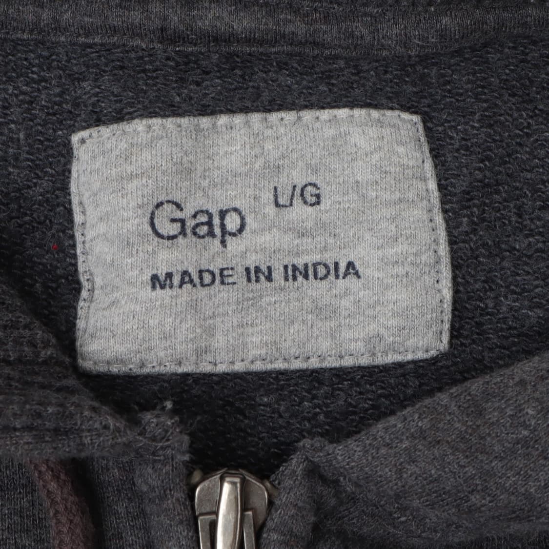 갭 챠콜 그레이 후드집업 상품이미지8