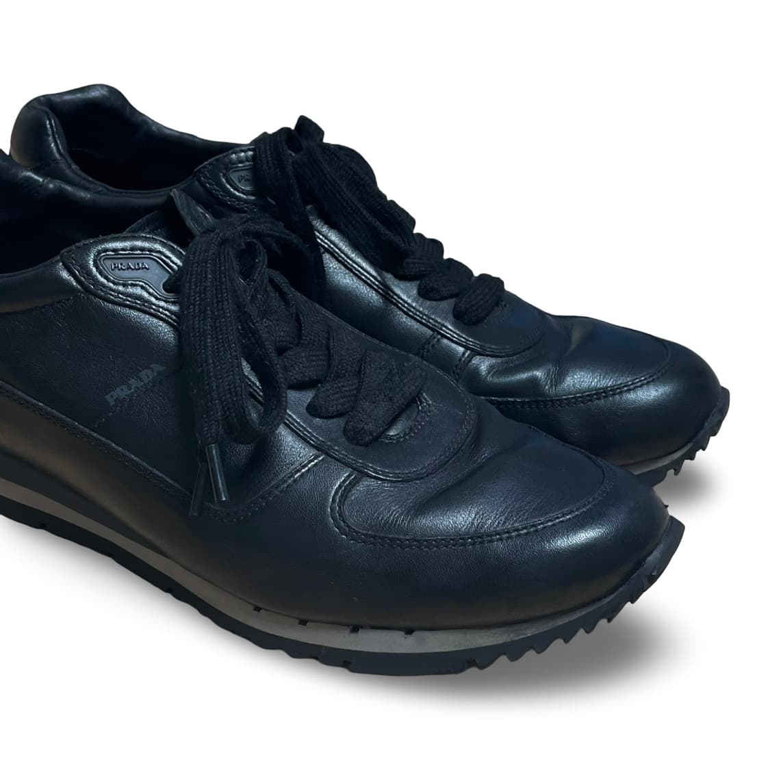 프라다 스포츠 레더 운동화 상품이미지6