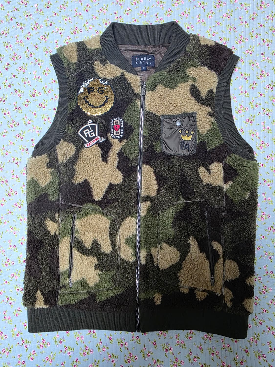 파리게이츠 카모 플리스조끼 상품이미지1