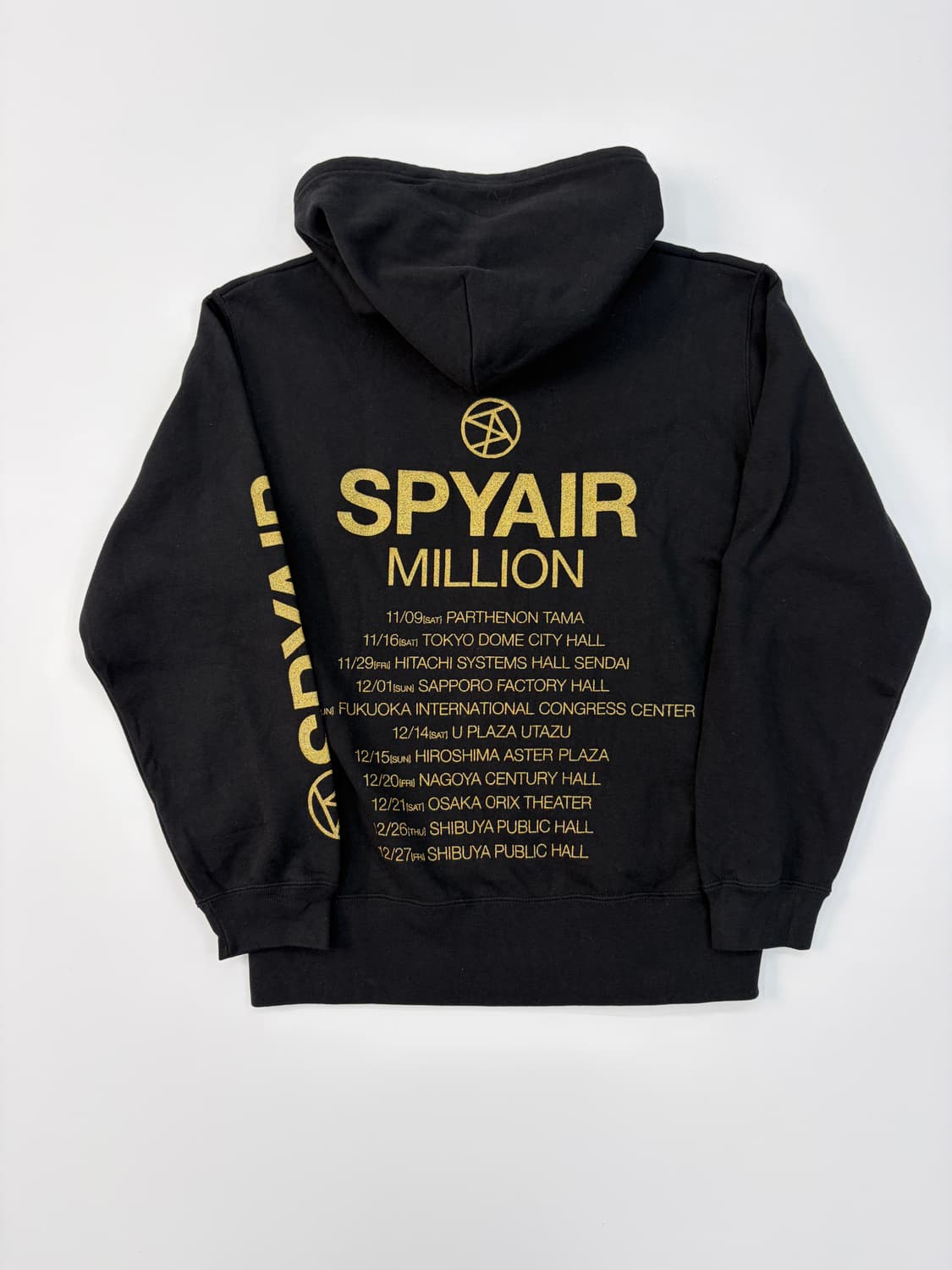 SPYAIR MILLION 투어 프린팅 집업 후드 상품이미지6