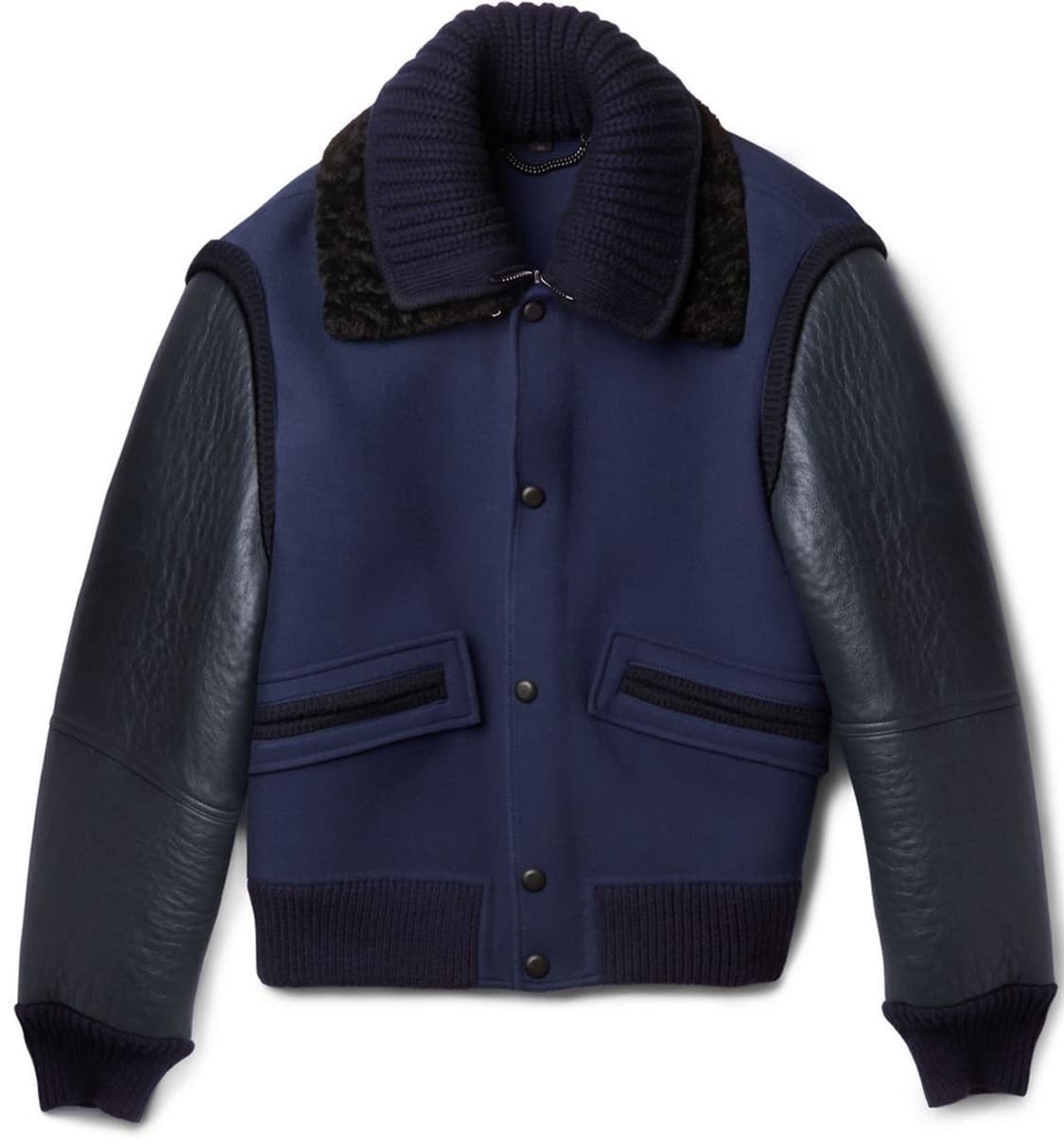 버버리 프로섬 가죽 봄버 자켓 상품이미지4