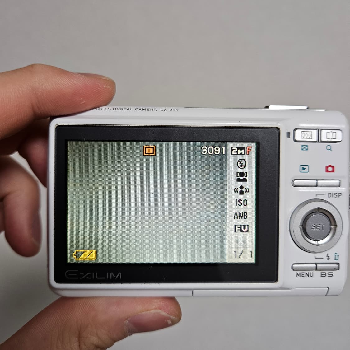 카시오 엑슬림 EX-Z77 화이트 디카 디지털카메라 상품이미지5