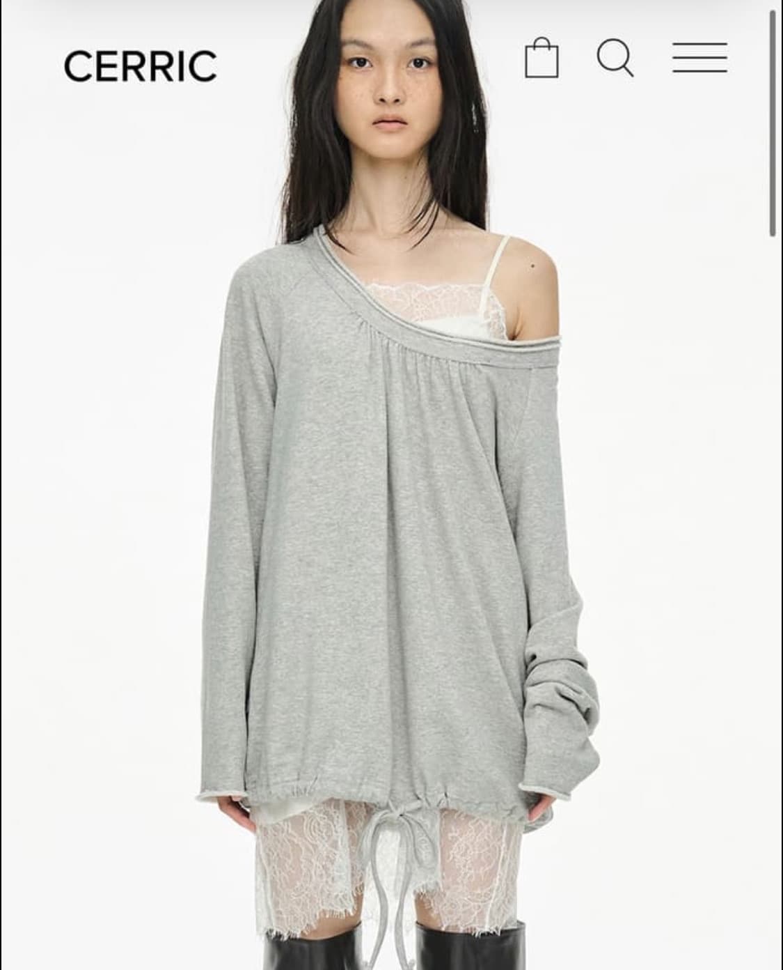 세릭 cerric 라운드 스트링 탑 상품이미지1