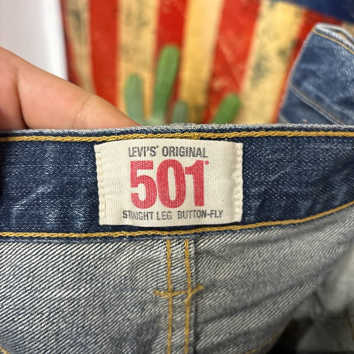 00s 리바이스 오리지널 501 빈티지 페이딩 데님팬츠 N942 상품이미지9