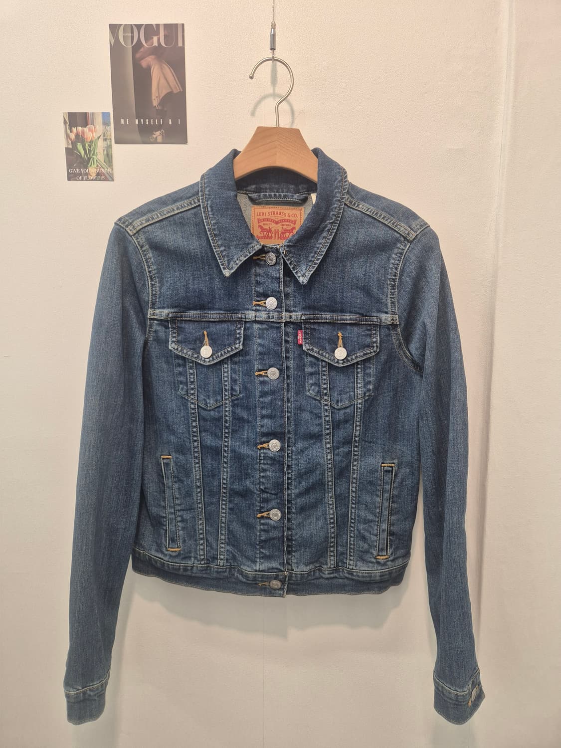 리바이스 여성 데님 자켓 M 
사이즈 상품이미지1
