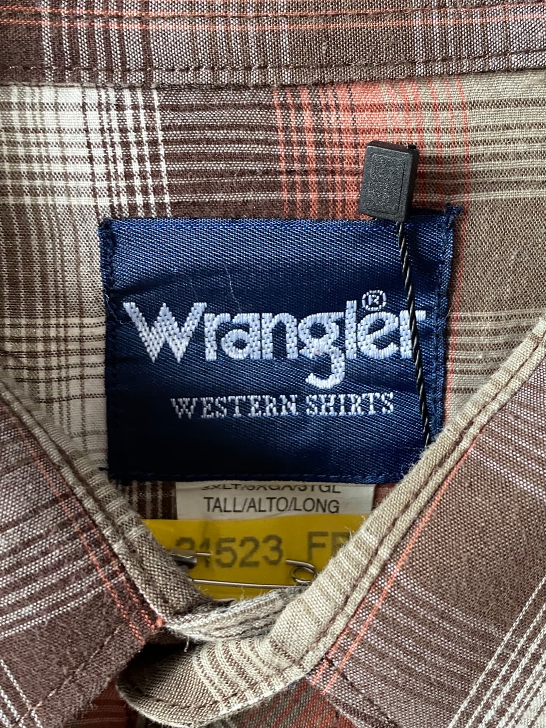 랭글러 웨스턴 체크 셔츠 (Man L) AB1675 상품이미지4