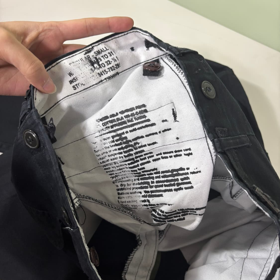 S-M US ARMY 블랙 레귤러핏 M65 복각 필드팬츠 상품이미지6