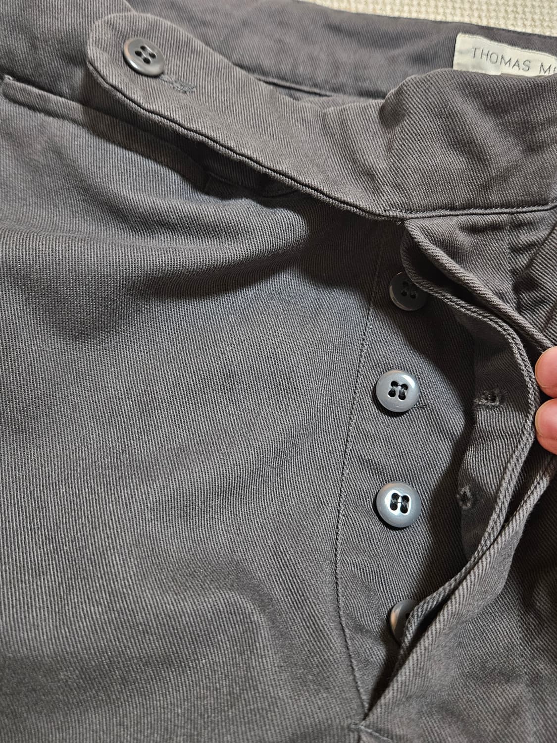 토마스모어 밀리터리 팬츠 차콜  상품이미지5