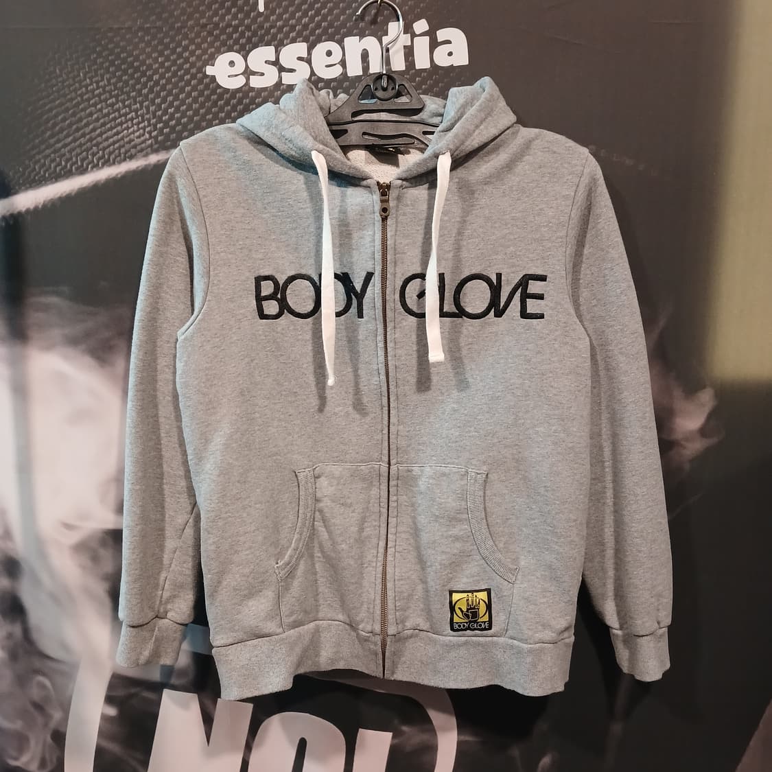 바디글러브 일본판 후드집업 그레이 상품이미지1