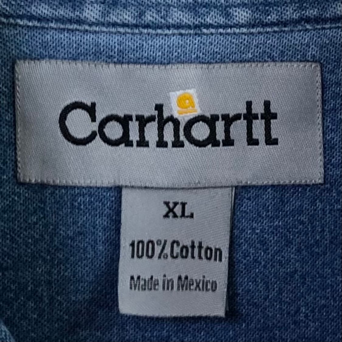 XL 칼하트 데님 셔츠 상품이미지3