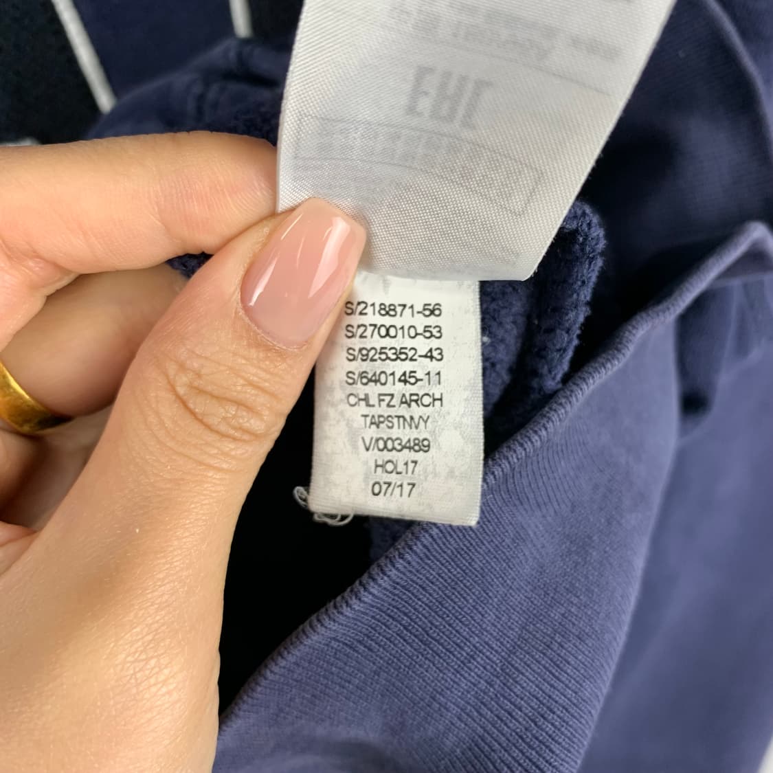 Gap 갭 네이비 후드집업 상품이미지6