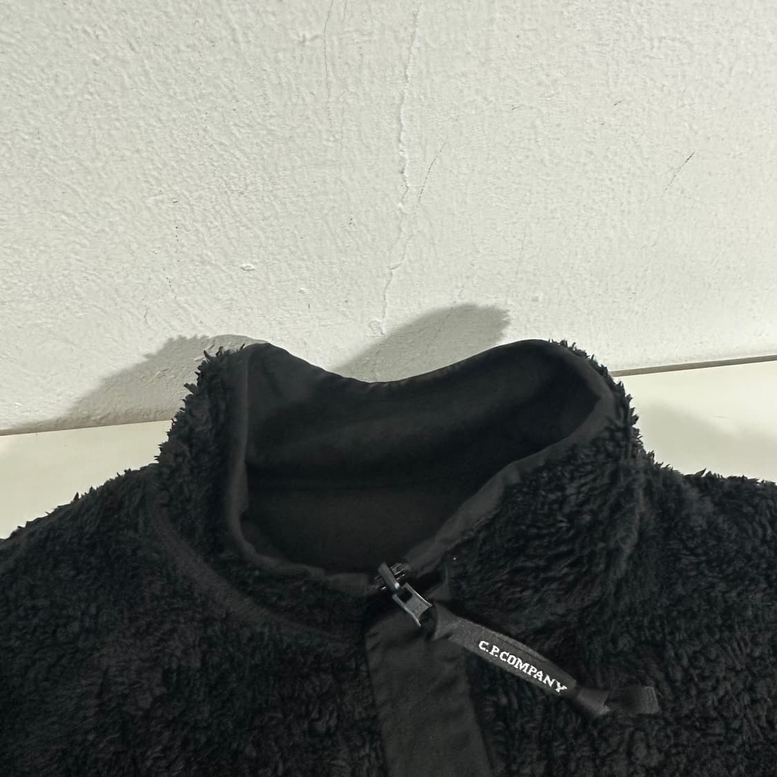 L CP컴퍼니 블랙 고글 후리스자켓 플리스 상품이미지4