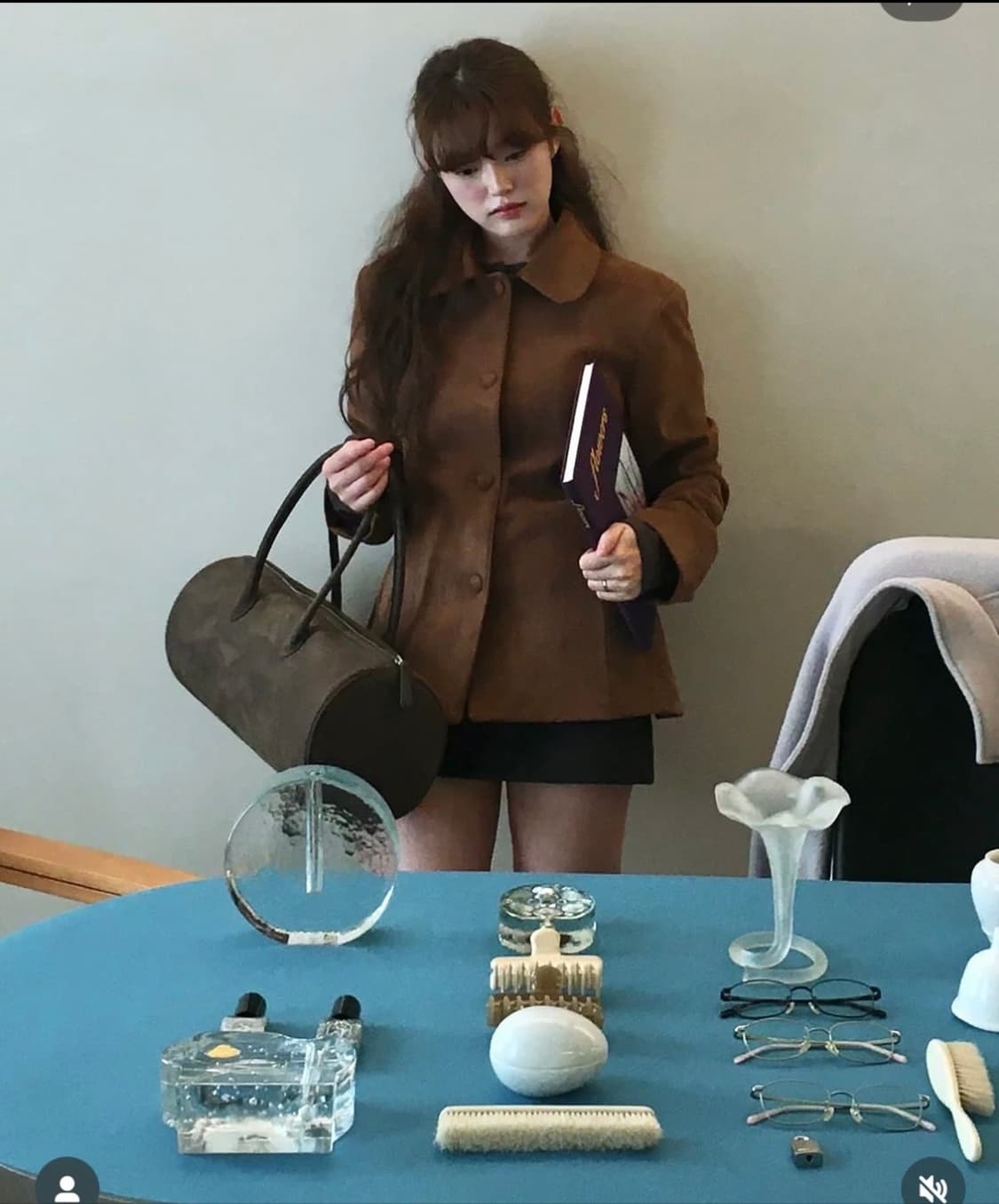 스무스무드 바레니아 카멜 스웨이드 자켓 상품이미지1