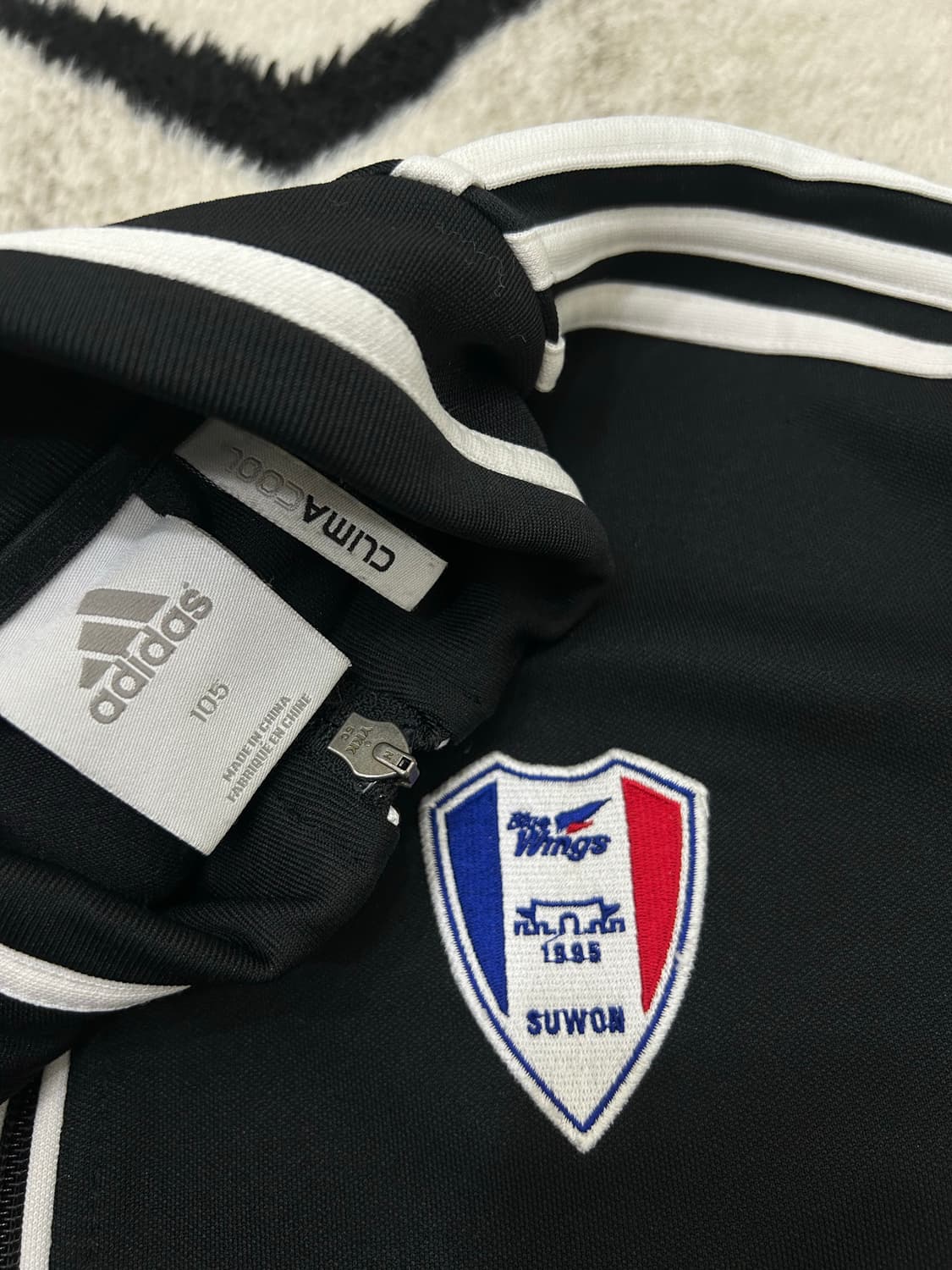 [XL]아디다스 11-12 수원블루윙즈 져지/블랙화이트 상품이미지5