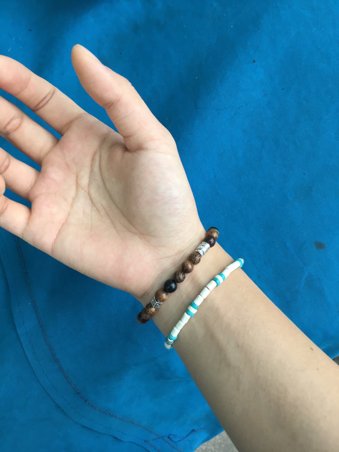 cream blue bracelet 상품이미지2