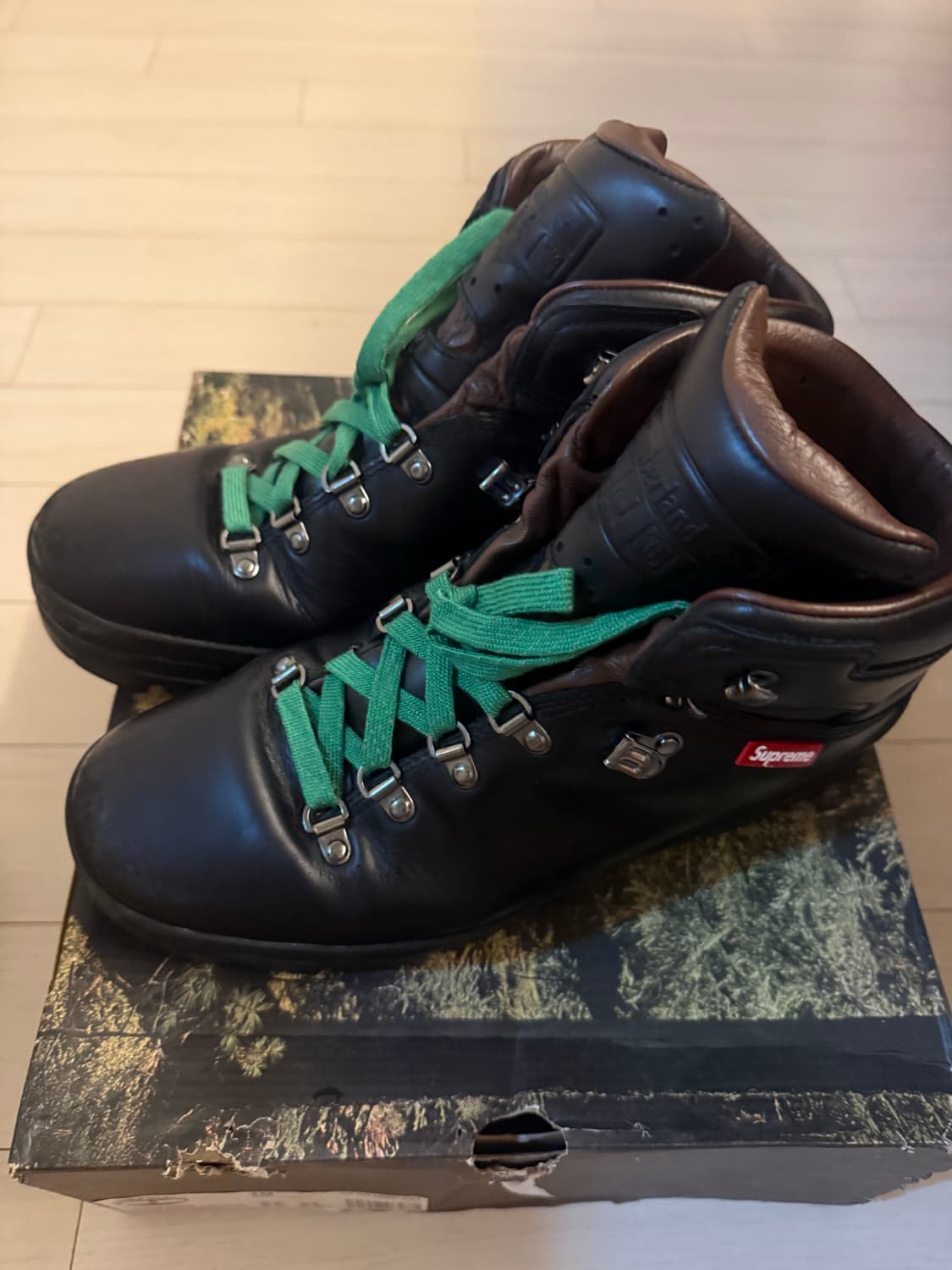 슈프림 팀버랜드 월드하이커 부츠 블랙 상품이미지6