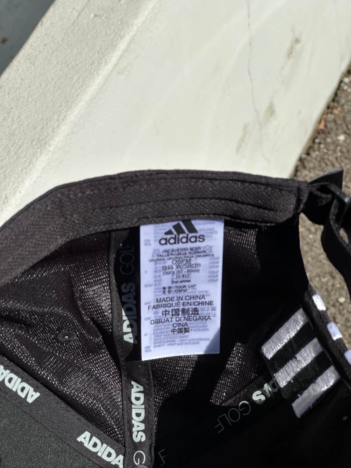 [F] 아디다스 골프 블랙 볼캡 모자 상품이미지6