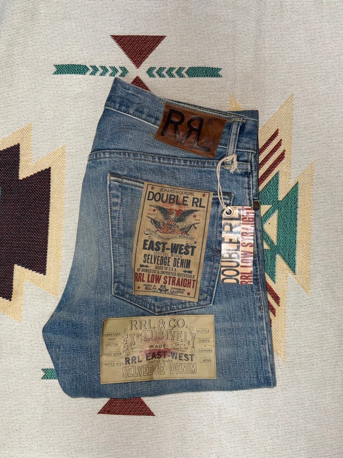 RRL 로우 스트레이트 워싱진 상품이미지1