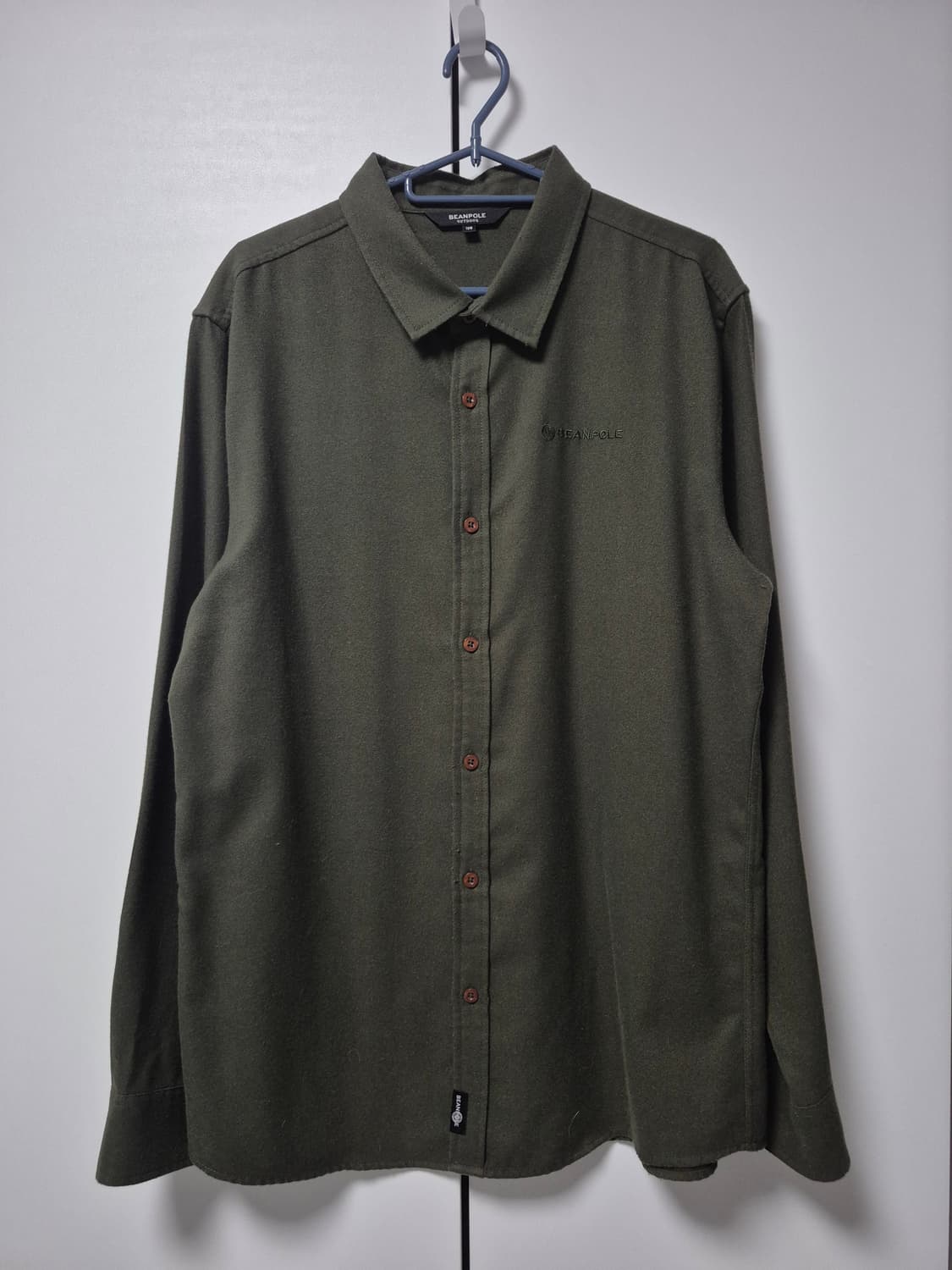 빈폴 셔츠 남성용 긴팔 카키색 남성 105사이즈 상품이미지1