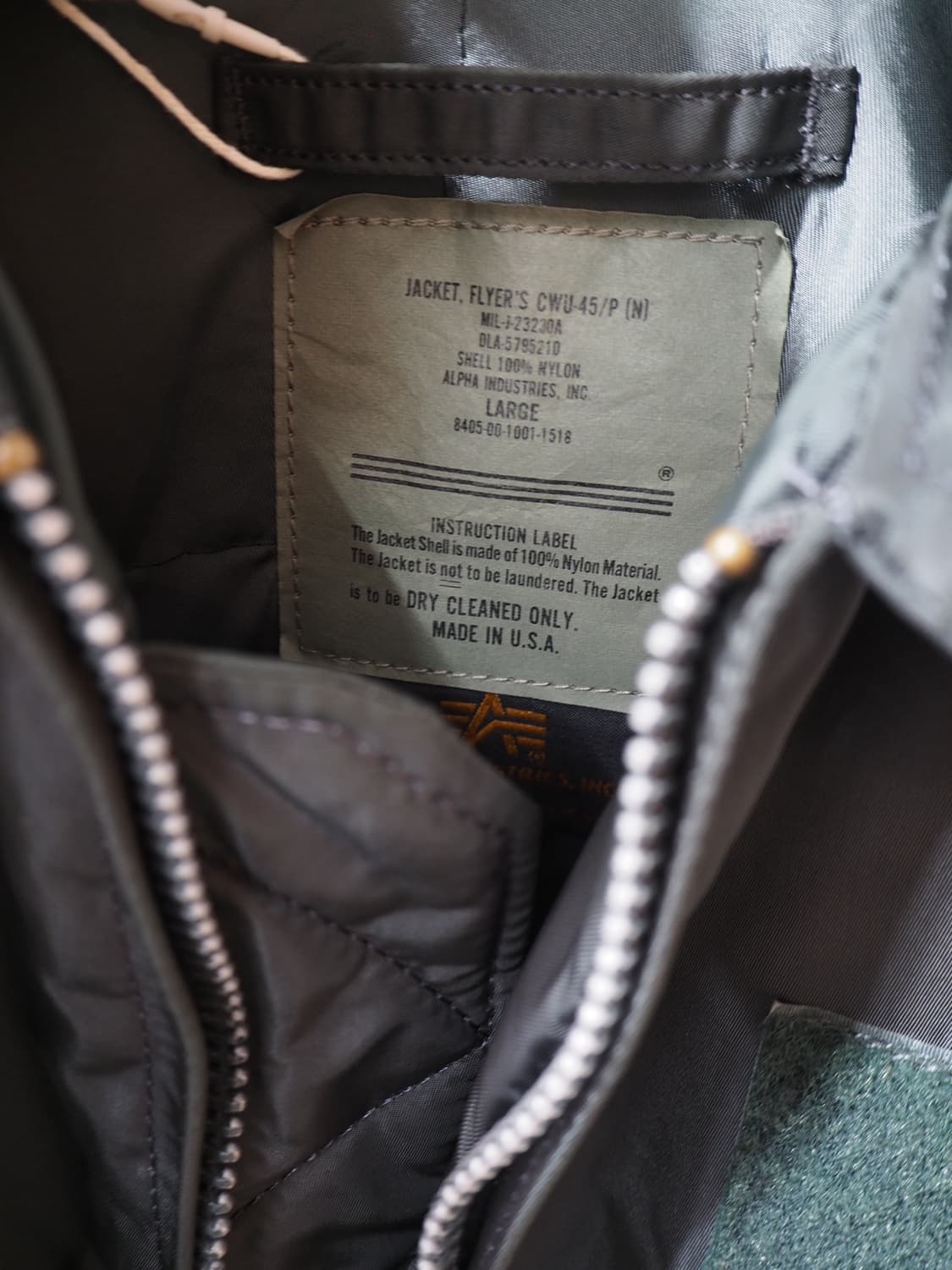 ALPHA INDUSTRIES flight jacket  상품이미지8