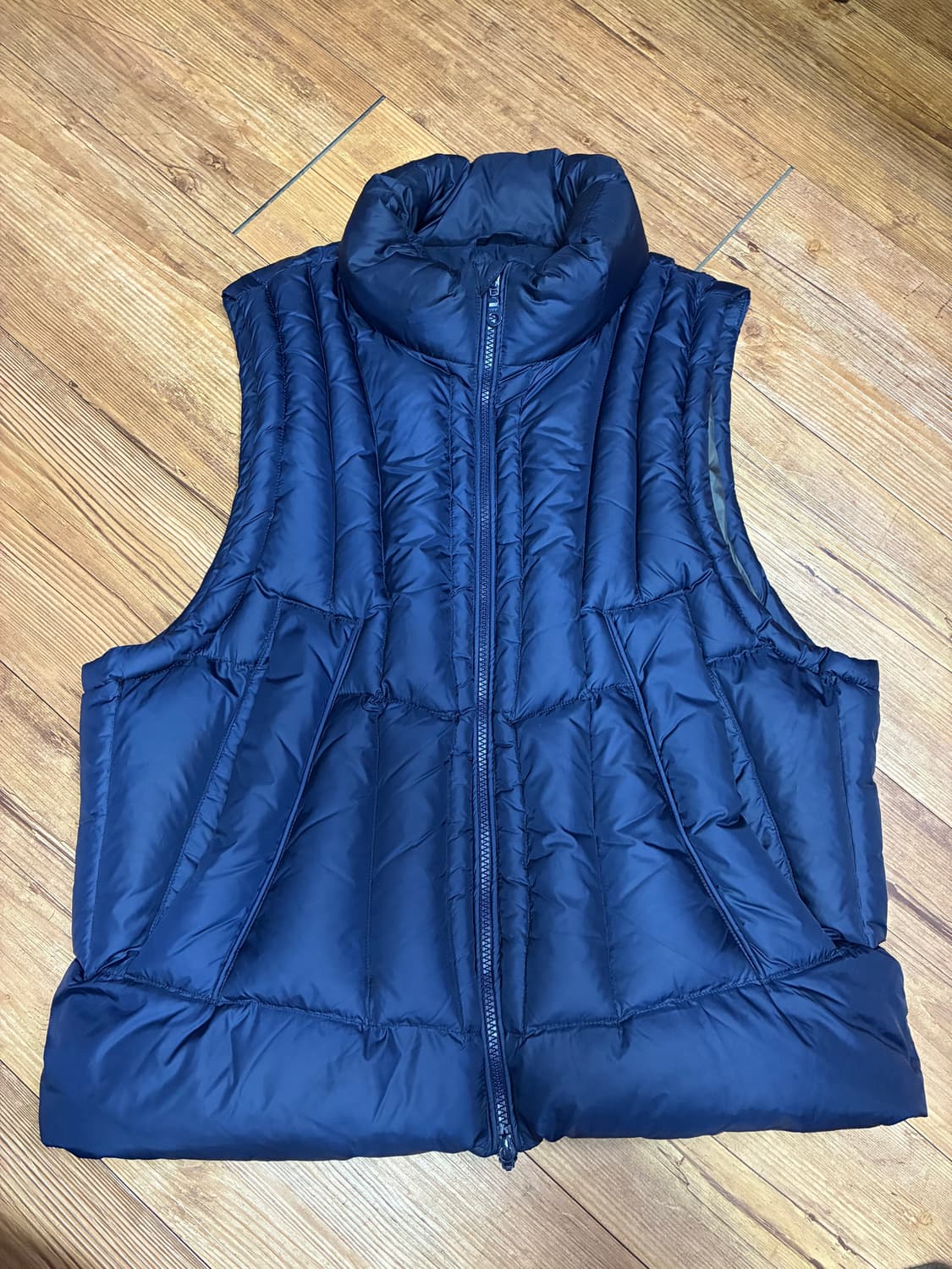 Namerclothing 네이머 클로딩 돔 파카 베스트 네이비 상품이미지1