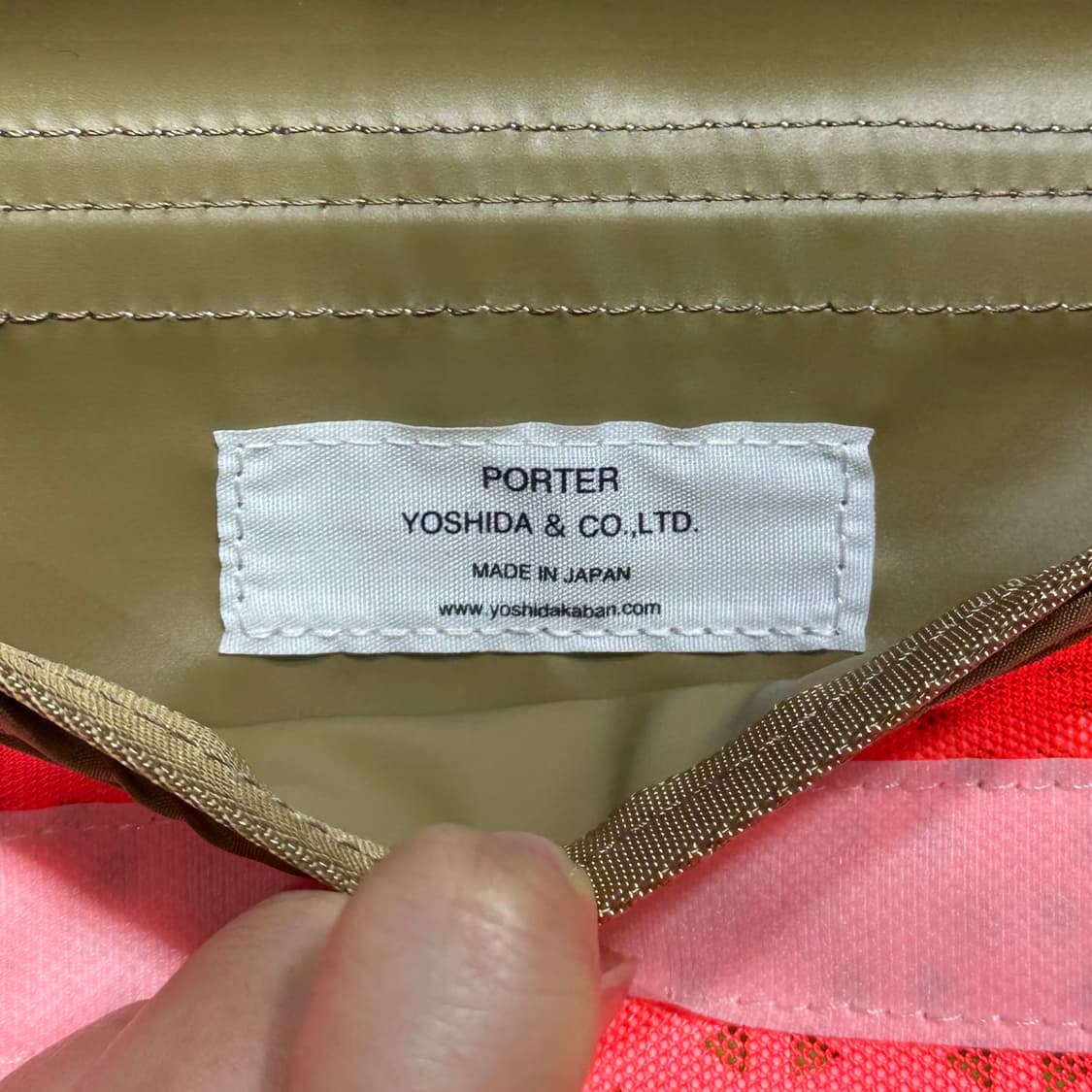 YOSIDA PORTER 포터 크로스백 오렌지 상품이미지8