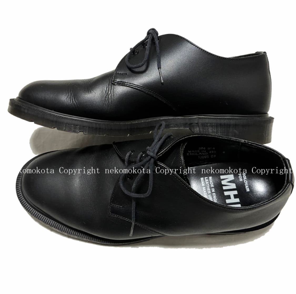 mhl X solovair 더비 uk8사이즈 상품이미지3