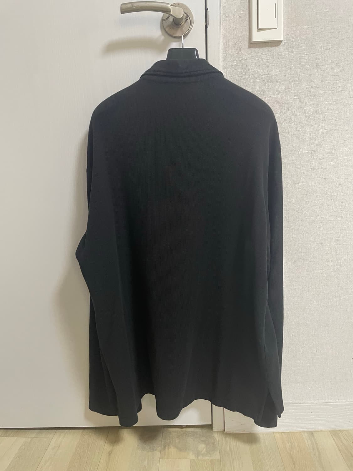 아워레가시 와플 립 리트리트 셔츠 자켓 블랙 48 상품이미지9