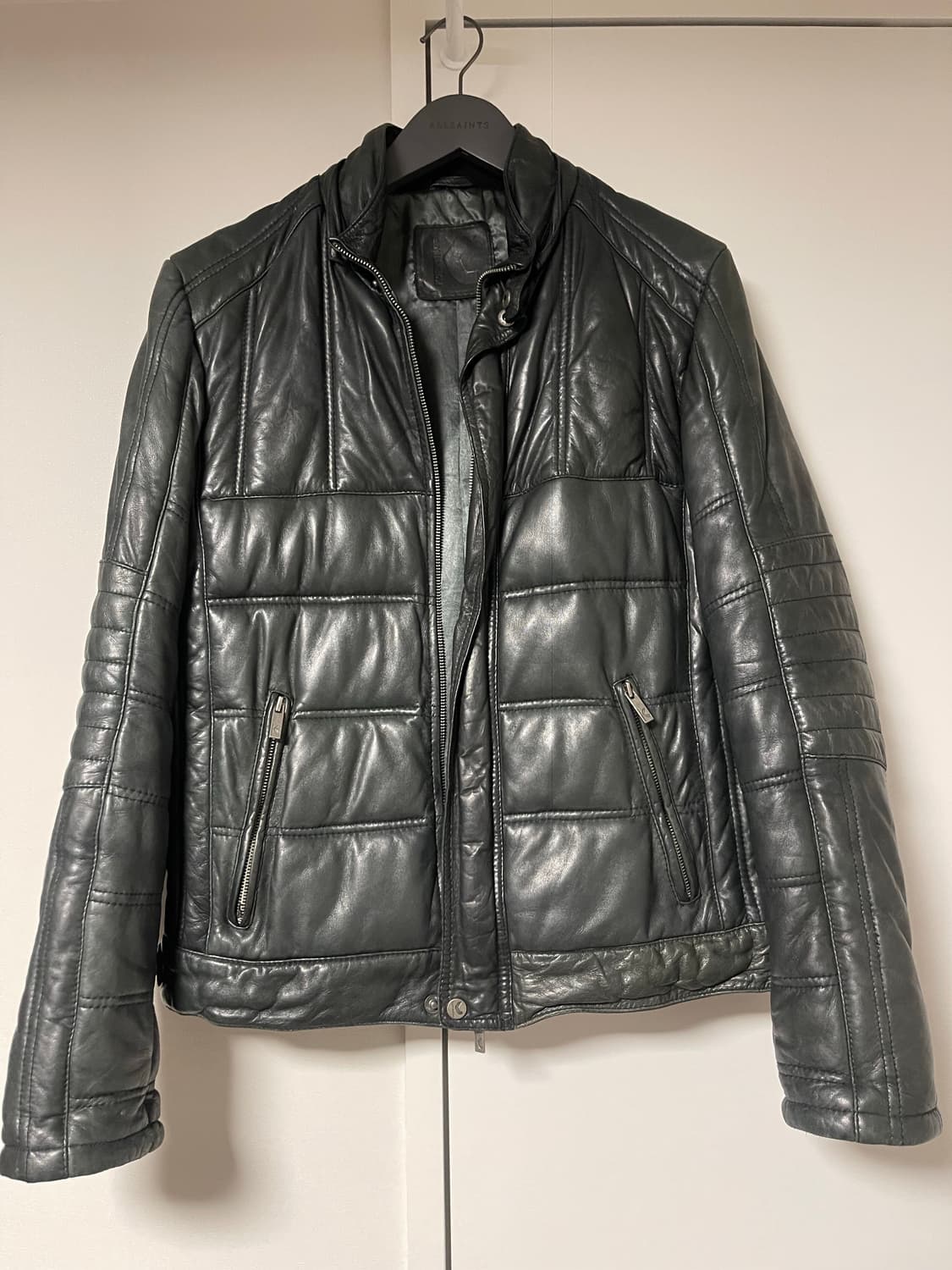 KORINTAGE 가죽 패딩 자켓 L 상품이미지3