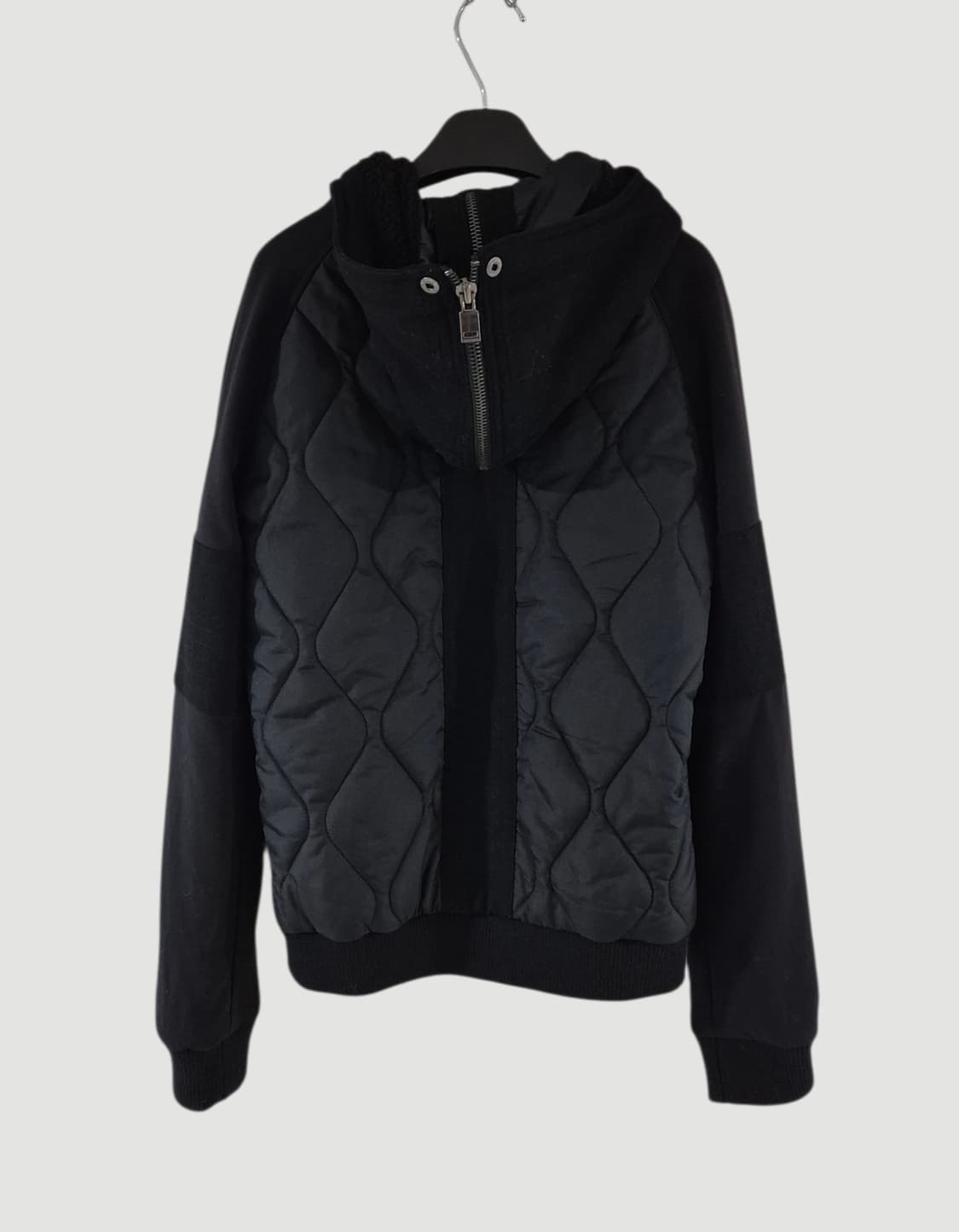 [55]자라 블랙택 여자 누빔 후드자켓 상품이미지3