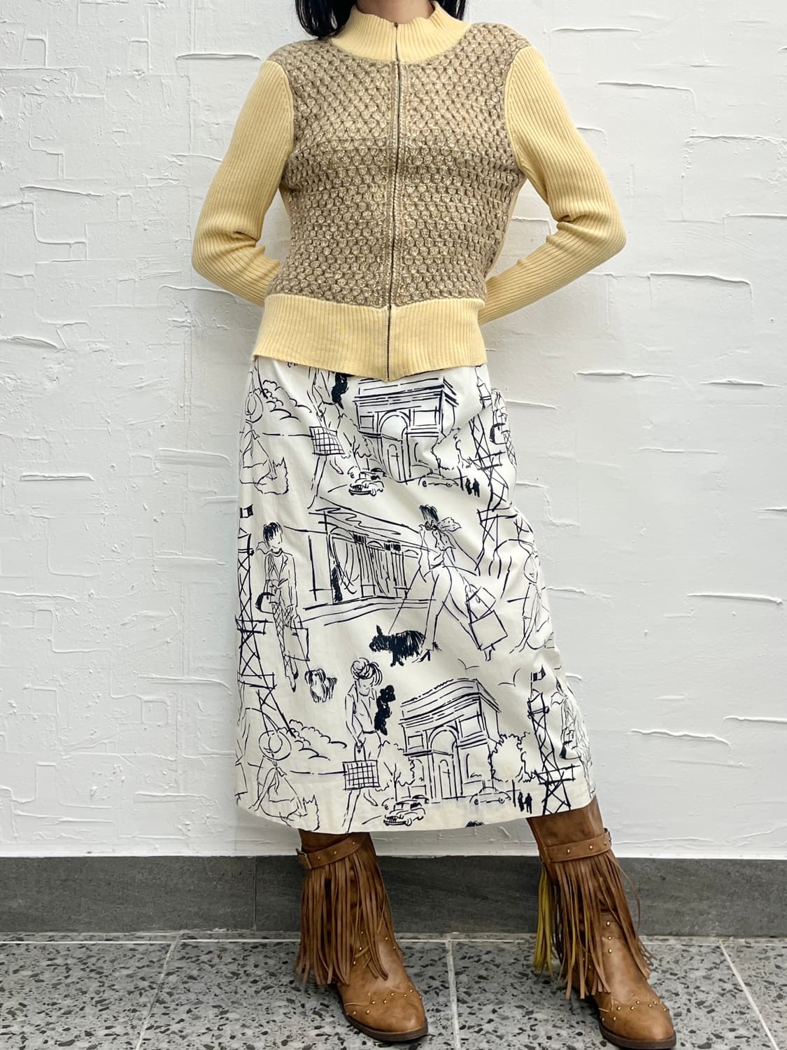 mustard glow knit cardigan 상품이미지3