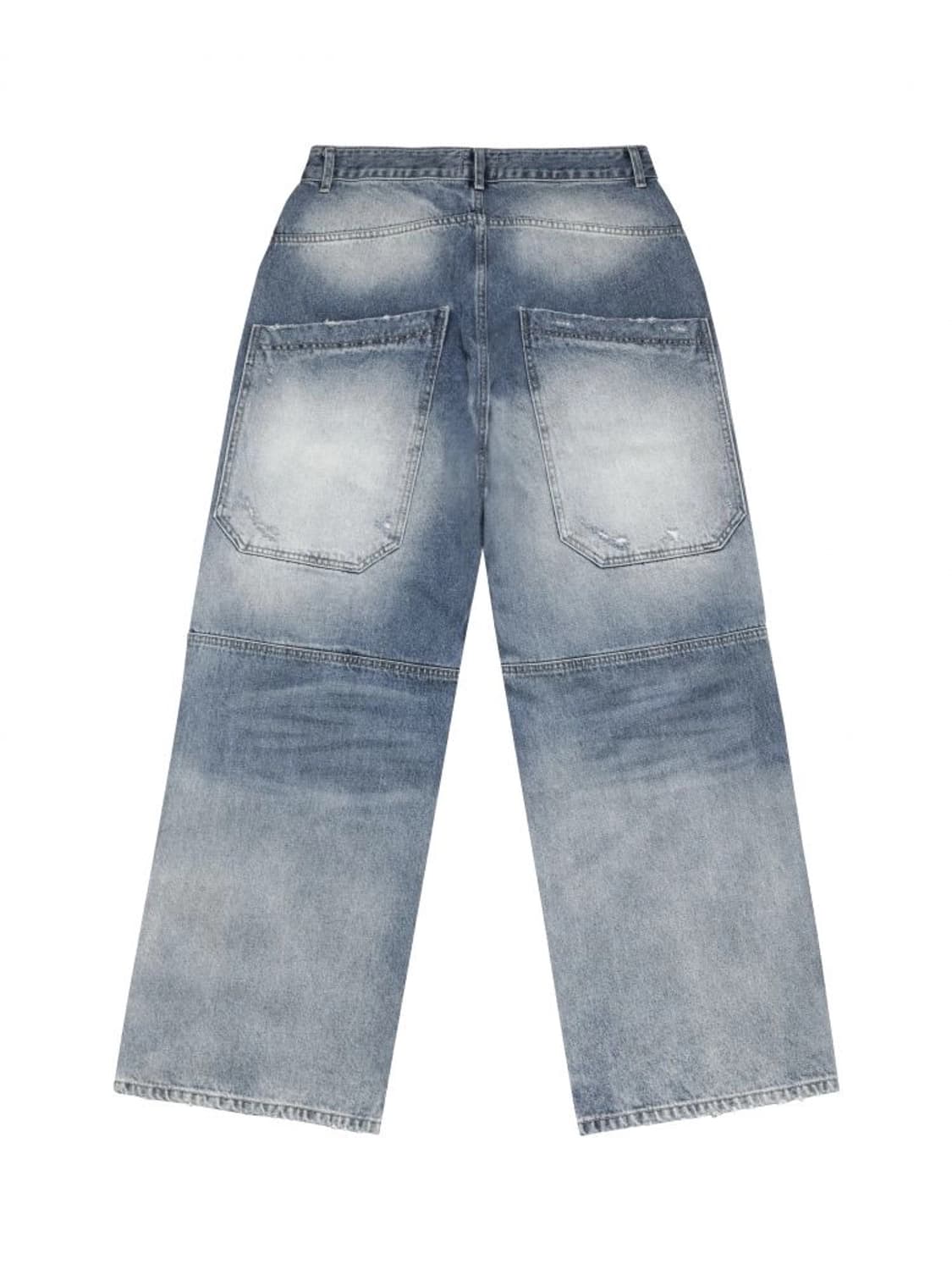 MJD 3d knee denim pants blue 상품이미지2