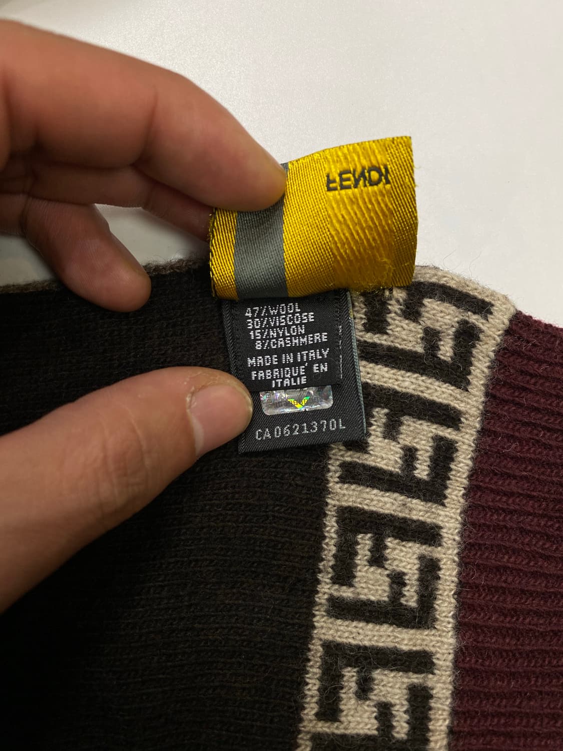 펜디 신형 FF주카 리버시블 캐시미어 혼방 머플러 상품이미지4