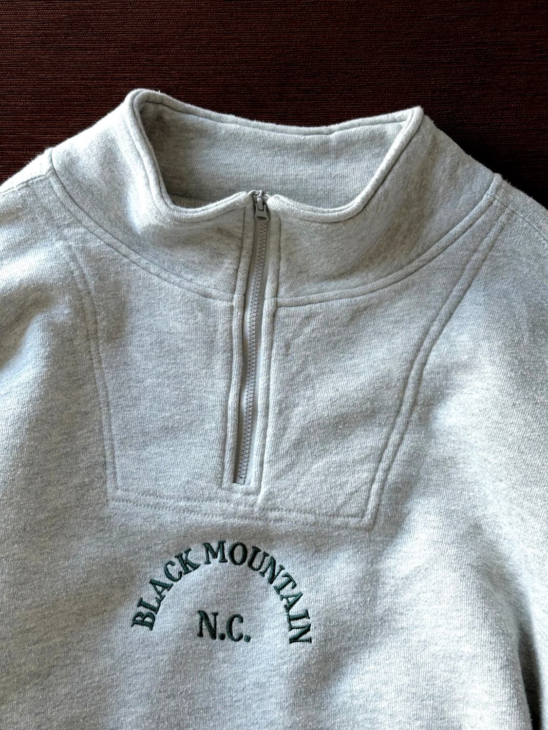 Stand neck zip sweat P/O 상품이미지2
